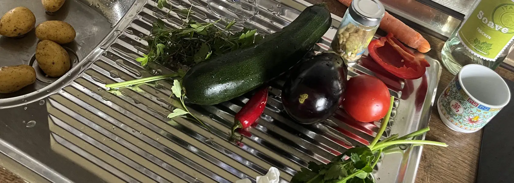 AubergineKartoffelZucchini Gemüse