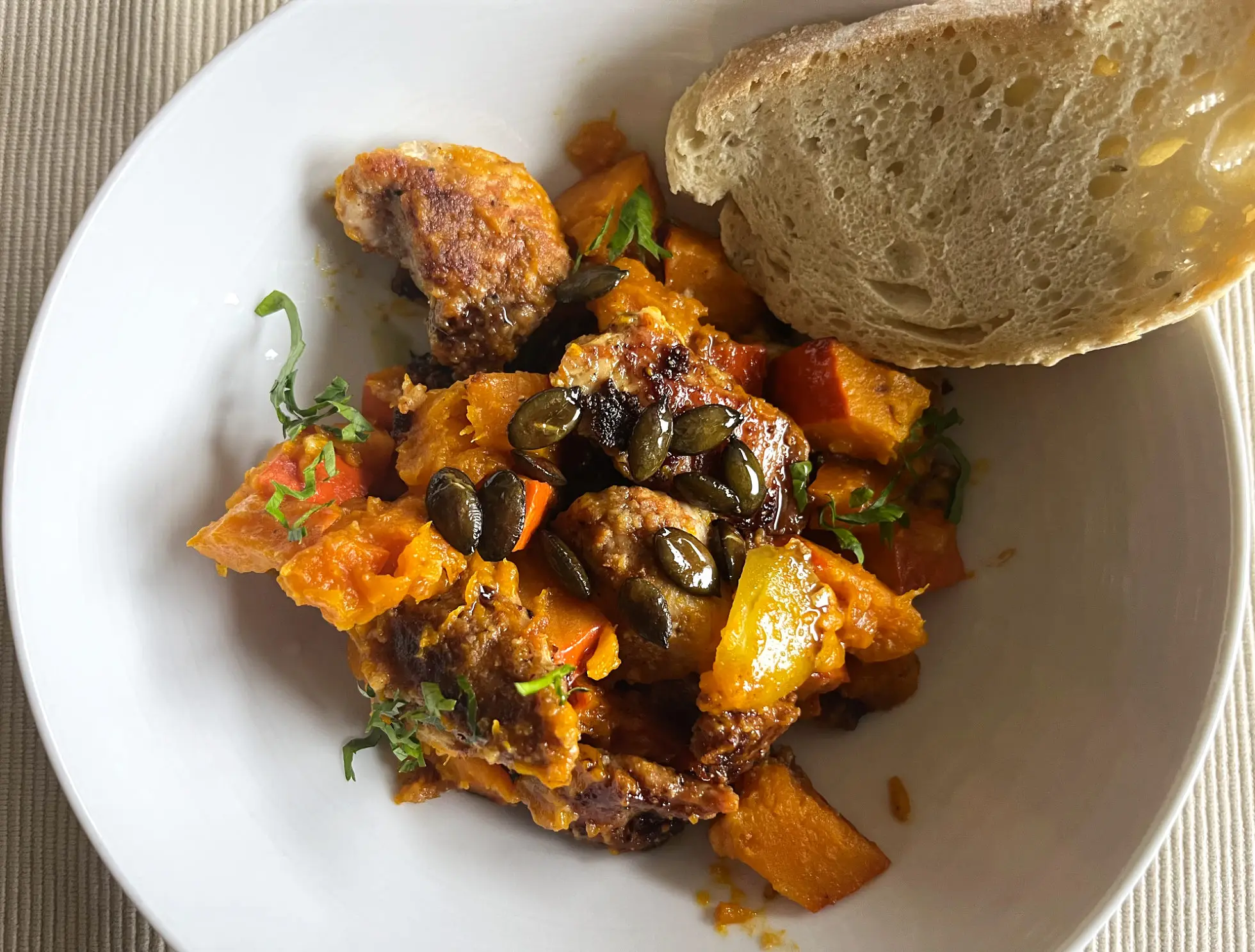 Hokkaido mit Putenbrust” style=