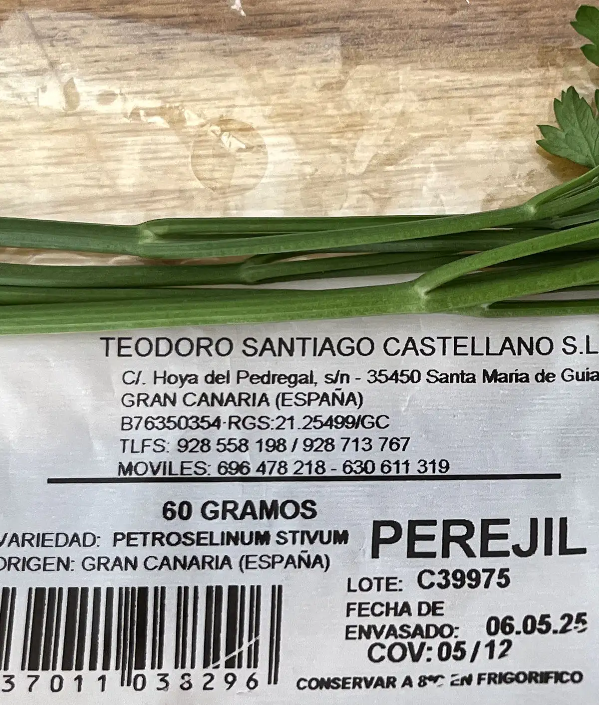 perejil Gran Canaria