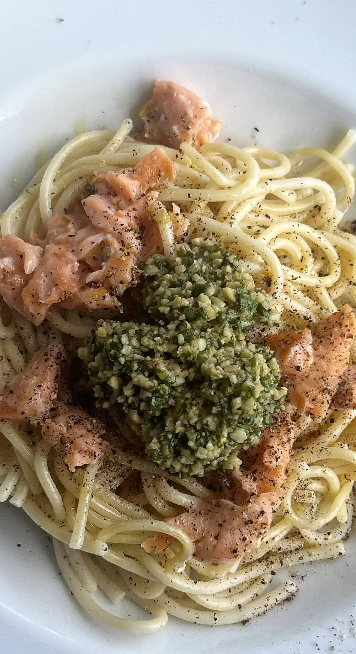 Pasta mit Räucherlachs