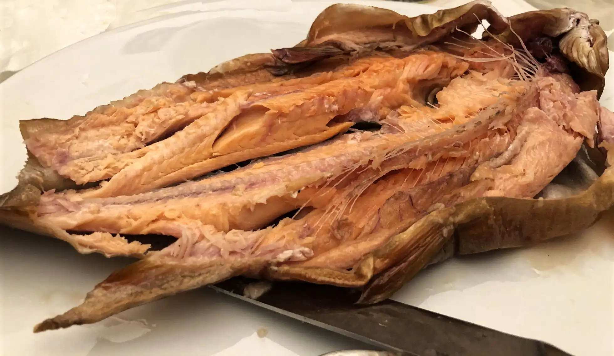 a geräucherter Saibling